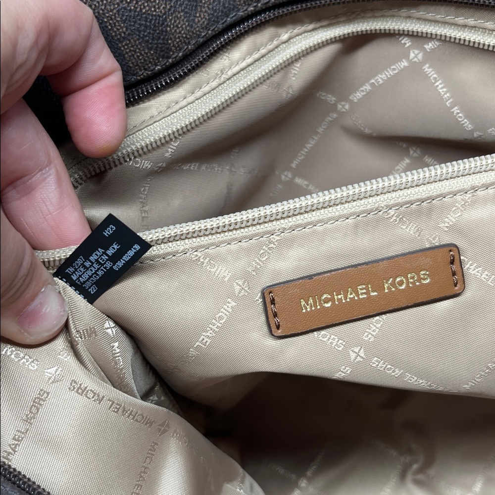 5461 MICHAEL KORS BROWN JET SET TOTE 258675461 - Picture 6 of 13